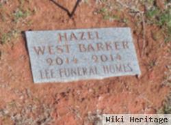 Hazel West Barker