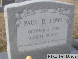 Paul D Lowe