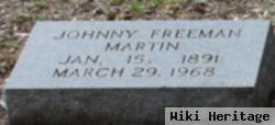 Johnny Freeman Martin