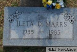 Ileta D. Taylor Marrs