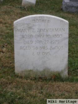 Mary Z Burkholder Zimmerman