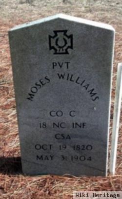 Pvt Moses Williams