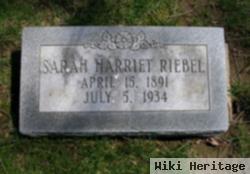 Sarah Harriet "hattie" Skatzes Riebel
