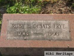 Ruby E Debats Frye