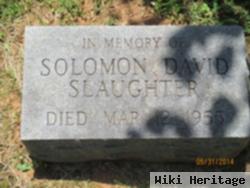 Solomon David Slaughter