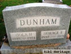 Horace F Dunham