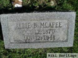 Allie Berryman Mcafee, Sr