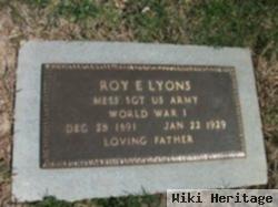 Roy E Lyons