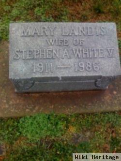 Mary Mcpheeters Landis White