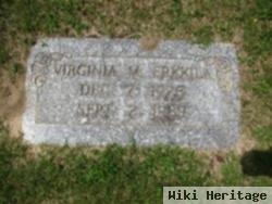 Virginia M Erkkila