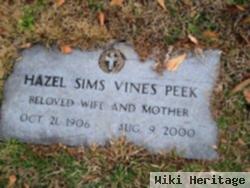 Maude Hazel Sims Vines Peek