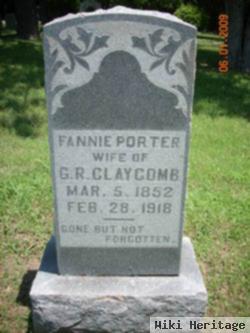 Francis May "fannie" Porter Claycomb