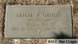 Leslie P Oehler