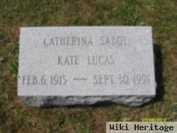 Catherina "kate" Sabot Lucas