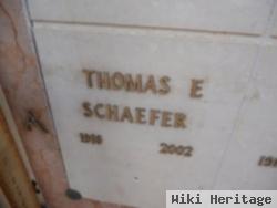 Thomas E Schaefer