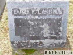 Emma F. Vanakin Langton