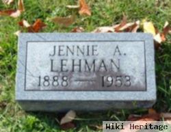 Jennie A Lehman