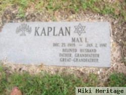 Max L Kaplan