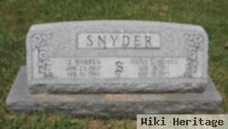 J. Warren Snyder