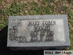 Mary Alma Goben Wright