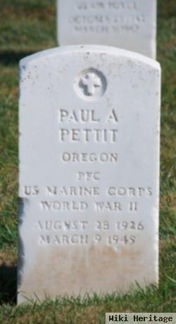 Paul A Pettit