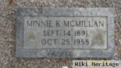 Minnie Kirkland Mcmillan