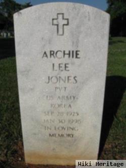 Pvt Archie Lee Jones