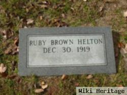 Ruby Brown Helton