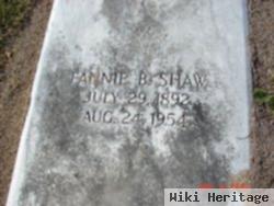 Fannie B. Shaw