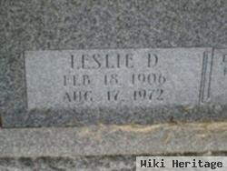 Leslie D Wickenhauser