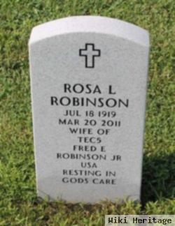 Rosa L Robinson