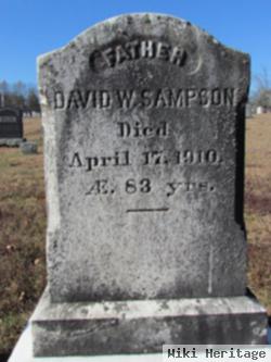 David W Sampson