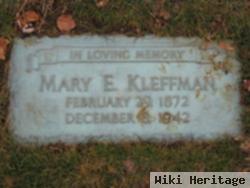 Mary E Kleffman