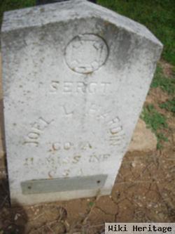 Sgt Joel L. Hardin