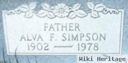 Alva F Simpson