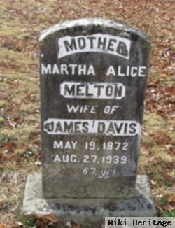 Martha Alice Melton Davis