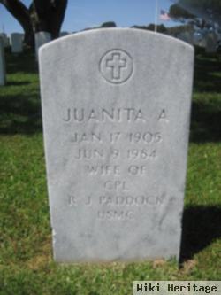 Juanita Alice Paddock