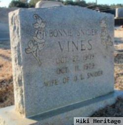 Bonnie Tressie Vines Snider