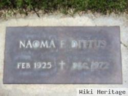 Naoma F. Stoll Dittus