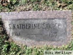 S Katherine Savage