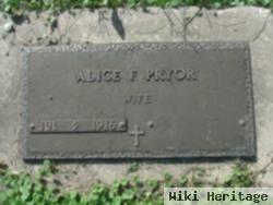 Alice F. Pryor