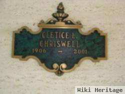 Cletice L Chriswell