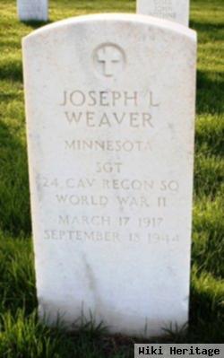 Sgt Joseph L Weaver