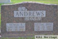 Dewey F Andrews