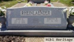 James G "jimmie" Rheinlaender