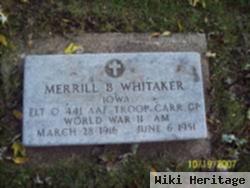 Merrill B "dick" Whitaker