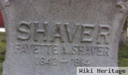 Fayette A. Shaver