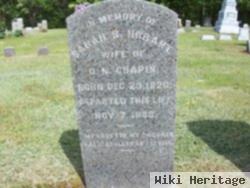 Sarah B. Hobart Chapin