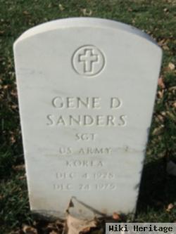 Gene D Sanders
