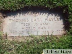 Thomas Earl Hayles